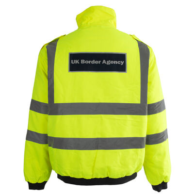 British Hi-Vis Border Patrol Safety Jacket | Lined - X-Small, , large